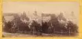 Schloss und Kirche von der Königshöhe by Hermann Krone, Albuminabzug, Stereographie, auf gelbem Untersatzkarton montiert, offered Jun 2013