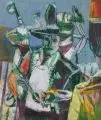 Jost Heyder, Maler und Modelle, 1978, Acryl auf Papier