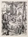 Hans Baluschek, Im Grünen, Um 1930, Lithographie