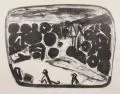 Dieter Goltzsche, Aus der Uckermark, 1977, Lithographie auf Bütten