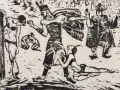 Magdalene Kreßner, Scheherazade, Holzschnitte und Bleistiftzeichnung