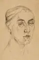 Maria Weyersberg, Zwei Selbstbildnisse, Um 1919, Kreidelithographien