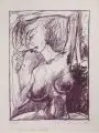 Hermann Naumann, Frau mit Schminkstift