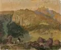 Otto Wilhelm Merseburg, Blick auf die Wartburg, Um 1920, Öl auf Leinwand