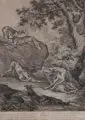 Johann Elias Ridinger, Der Frühling, Kupferstich auf Bütten