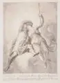 Andrea Zucchi, L´ Aurora, che si licenzia da Titone (...), Kupferstich nach einer Zeichnung von Silvestro Manaigo (Gemälde von Tintoretto)