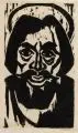 Johannes Feige, Prophet, 1968, Holzschnitt auf Japan
