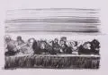 Claus Weidensdorfer, Ohne Titel, 1997, Lithographie auf "Hahnemühle"-Bütten