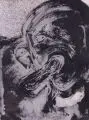 Michael Morgner, Der Kuß / 2, 1990, Mischtechnik auf Bütten