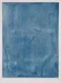 Thomas Ranft, morgana-y, 1992, Farbradierung in Blau auf "Hahnemühle"-Bütten