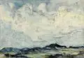 Werner-Hans Schlegel, Geising im Osterzgebirge, Aquarell