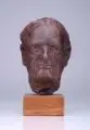 Michaela Egdmann, Friedrich Schorlemmer, 2004, Terrakotta, engobiert