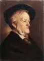 Hans Sam, Portrait Richard Wagner, 1899, Öl auf Leinwand