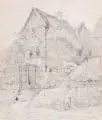 August Kleinig, Loschwitz, 1844, Bleistiftzeichnung, partiell weiß gehöht