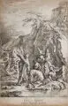 Joseph Goupy, Taufe eines Eunuchen. 18. Jh, Radierung nach Salvator Rosa