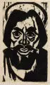 Johannes Feige, Prophet, 1968, Holzschnitt auf Japan