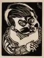 Mein Sohn Luca by Conrad Felixmüller, 1919, Holzschnitt auf Bütten, offered Jun 2012