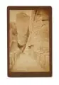 Hermann Krone, Basteibrücke, Um 1858, Albuminabzug, auf mittelbraunem Trägerkarton mit geprägtem Atelierstempel "Photographie u