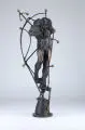 Klaus Schwabe, Ikarus im All, 2000, Bronze, überwiegend schwarzbraun patiniert