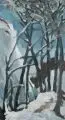 Gottfried Bräunling, Winterlandschaft. Wohl 1980er Jahre