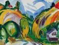 Olaf Klepzig, Plau[enscher] Grund im Herbst, 1998, Öl auf Leinwand