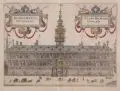 Ludovico Guicciardin, Domus Hansae Teutonicae, 1568, Kolorierter Kupferstich