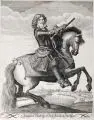 J. C. Baur, Johann Georg III. Kurfürst in Sachsen, Um 1670, Kupferstich auf Bütten