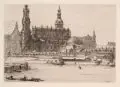 Walter Zeising, Dresdner Ansichten, 1906, Mappe mit vier Radierungen