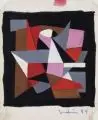 Manfred Martin, Zwei Abstrakte Kompositionen, 1984, Gouachen