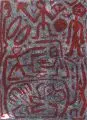 Figürliche Komposition. Ohne Jahr by A. R. Penck, Farbserigraphie auf Bütten, offered Mar 2012