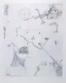 Thomas Ranft, Ursprung A - Kopf C, 1993, Farbradierung auf "Hahnemühle"-Bütten