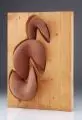 Siegfried Haas, (zugeschr.), Organische Formen, 1989, Holz, geschnitzt, zweifarbig gebeizt; geleimt und verschraubt