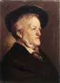Hans Sam, Portrait Richard Wagner, 1899, Öl auf Leinwand