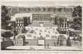 Pierre Aveline, Vier Darstellungen der Schlösser von Versailles, Château Royal de Marly und Château Neuf. Wohl 18. Jh, Kupferstich auf Bütten