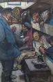 Maurice Greiffenhagen, A Change of Treatment, 1912, Gouache, Kohle und Kreide auf "O.W