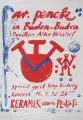 ar. penck in Baden Baden by A. R. Penck, 1992, Farbserigraphie, offered Dec 2011