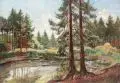 Walter Friederici, Waldsee. 1. H. 20. Jh, Öl auf Leinwand