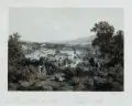 August Carl Haun, Schönau bei Teplitz, Lithographien, partiell sparsam koloriert