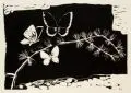 Pol Cassel, Schmetterlinge / Hase im Gras (2). Ohne Jahr / 1929