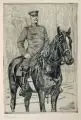 Wilhelm Trübner, Reiter. Ohne Jahr, Radierung