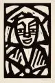 Lachender Clown. Ohne Jahr by Friedrich Vordemberge, Holzschnitt, offered Sep 2011