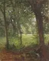 Henri Biva, Waldquelle im Frühjahr. 2. H. 19. Jh, Öl auf Leinwand