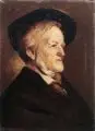 Hans Sam, Portrait Richard Wagner, 1899, Öl auf Leinwand
