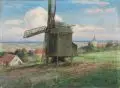 Franz Schreyer, Mühle bei Nossen-Deutschenbora, Um 1900, Öl auf Leinwand
