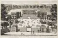 Pierre Aveline, Vier Darstellungen der Schlösser von Versailles, Château Royal de Marly und Château Neuf. Wohl 18. Jh, Kupferstich auf Bütten