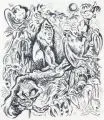 Richard Seewald, Urwald. 1920er Jahre, Lithographie