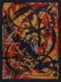 Veit Hofmann, Pywhakuien, 1994, Farblithographie auf schwarzem Papier