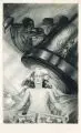 Alois Kolb, Neujahrsgruß, 1934, Farbradierung