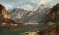 Ferdinand Feldhütter, Hallstatt, 1884, Öl auf Leinwand