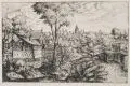Augustin Hirschvogel, / Hans Sebald Lautensack. Zwei Reichsdrucke Landschaftsdarstellungen. 1546 (?)/ 1553, Radierungen auf Bütten